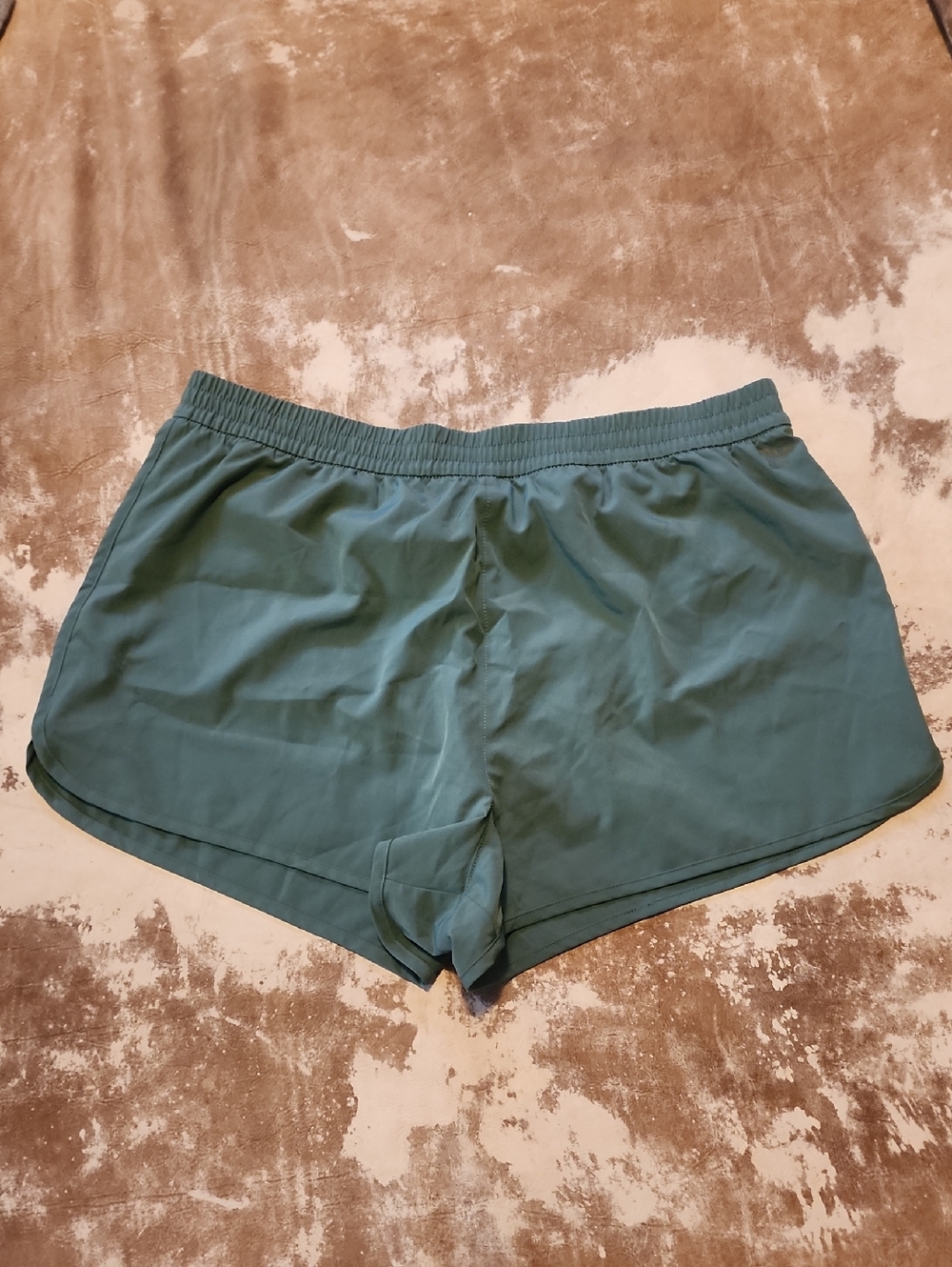Pink VS Athletic Shorts With Back Pocket Zipper. XL